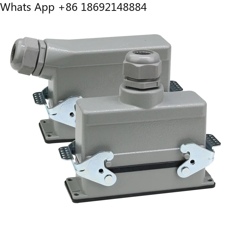 Rectangular heavy duty connector HE-6 industrial waterproof aviation connector