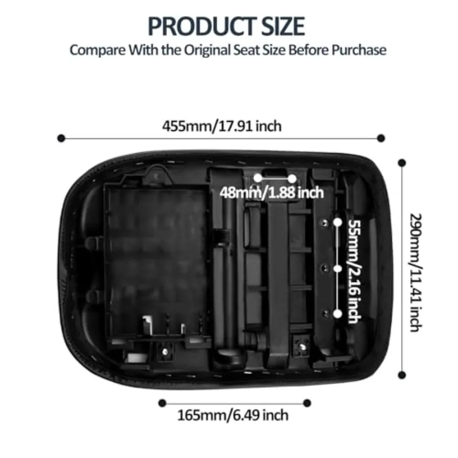 For Honda Ruckus Seat Smooth Shock Absorption Seat Suitable for Honda Ruckus Zoomer NPS50 Motorcycle Accessories