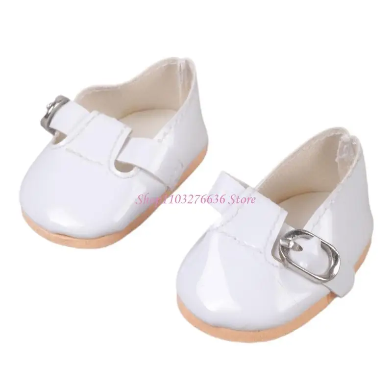 R6FD 14Inch Doll Shoes Set Footwear Realistic Design Display Play Toy House