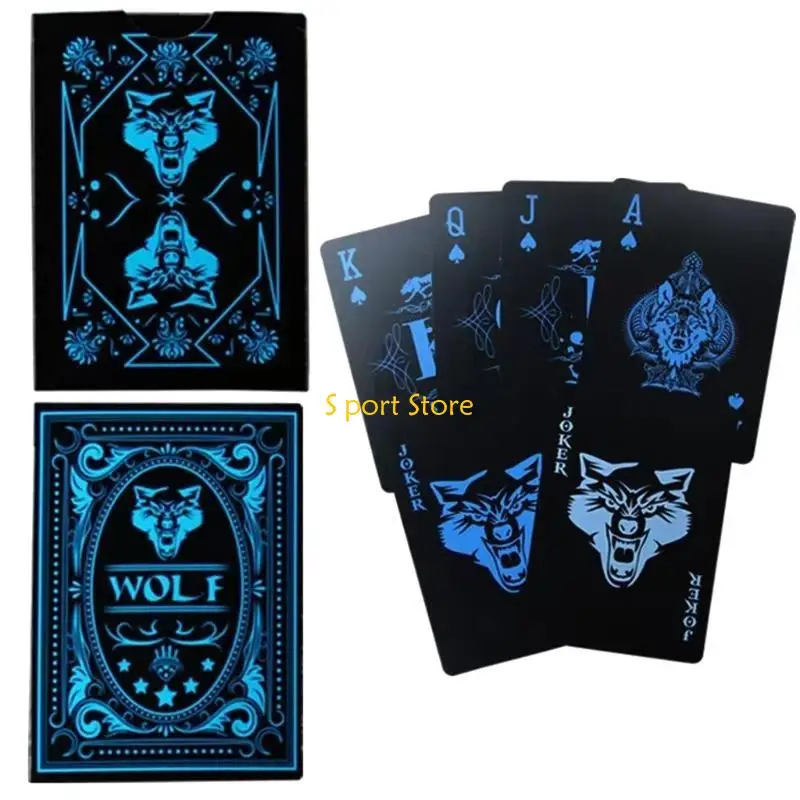 U2JB 54 لعب البطاقات بطاقة البلاستيك لعبة البوكر Deck PVC Card