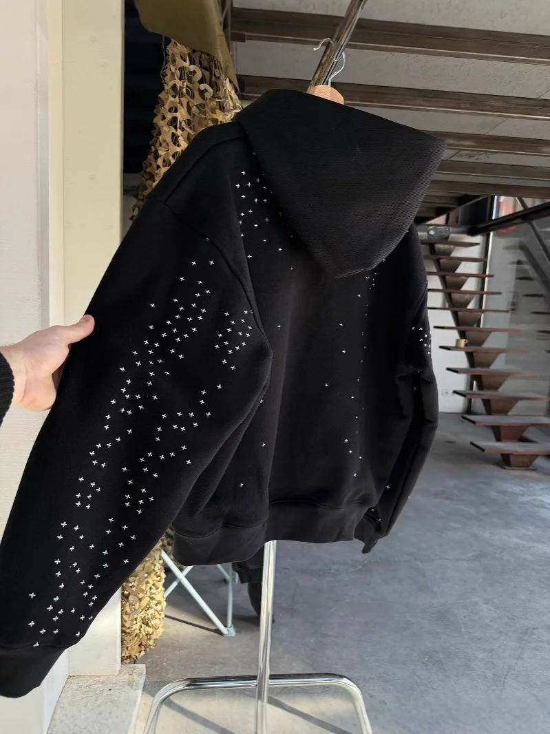 القوط نمط هوديي سستة Y2g نمط شارع العليا المألوف فضفاض تنوعا الخريف والشتاء الدافئة هوديي المرأة INS نمط #2