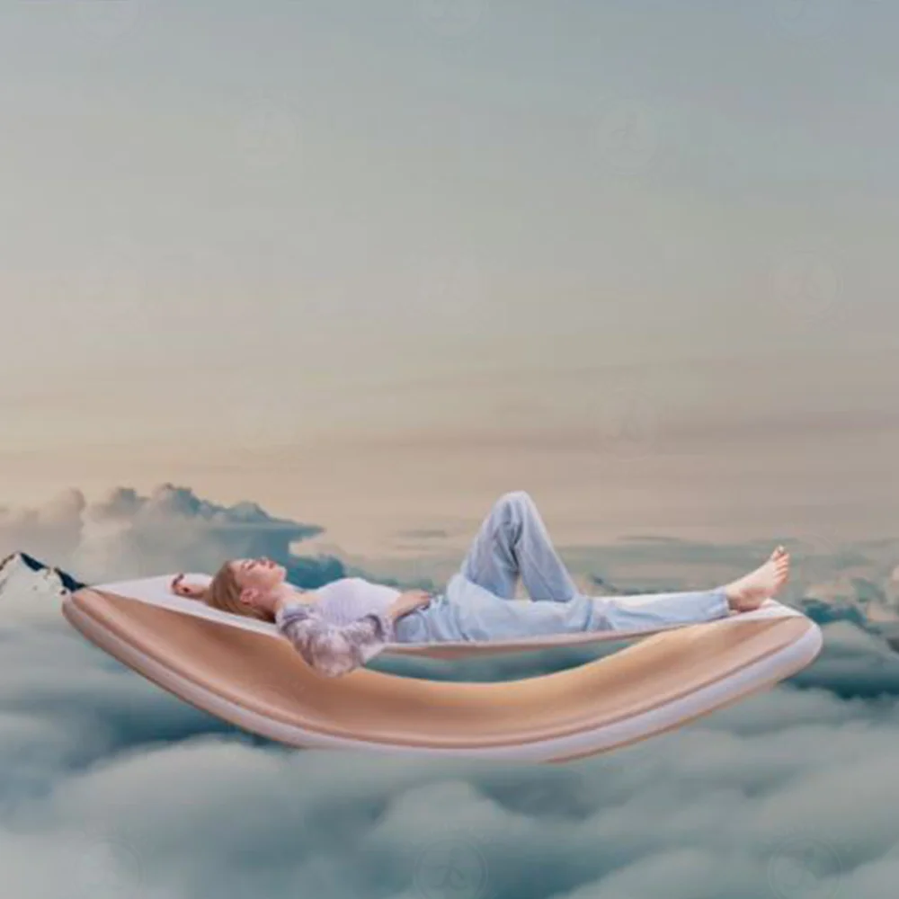 

Надувной изогнутый диван, воздушный гамак для путешествий на открытом воздухе и коврик для йоги