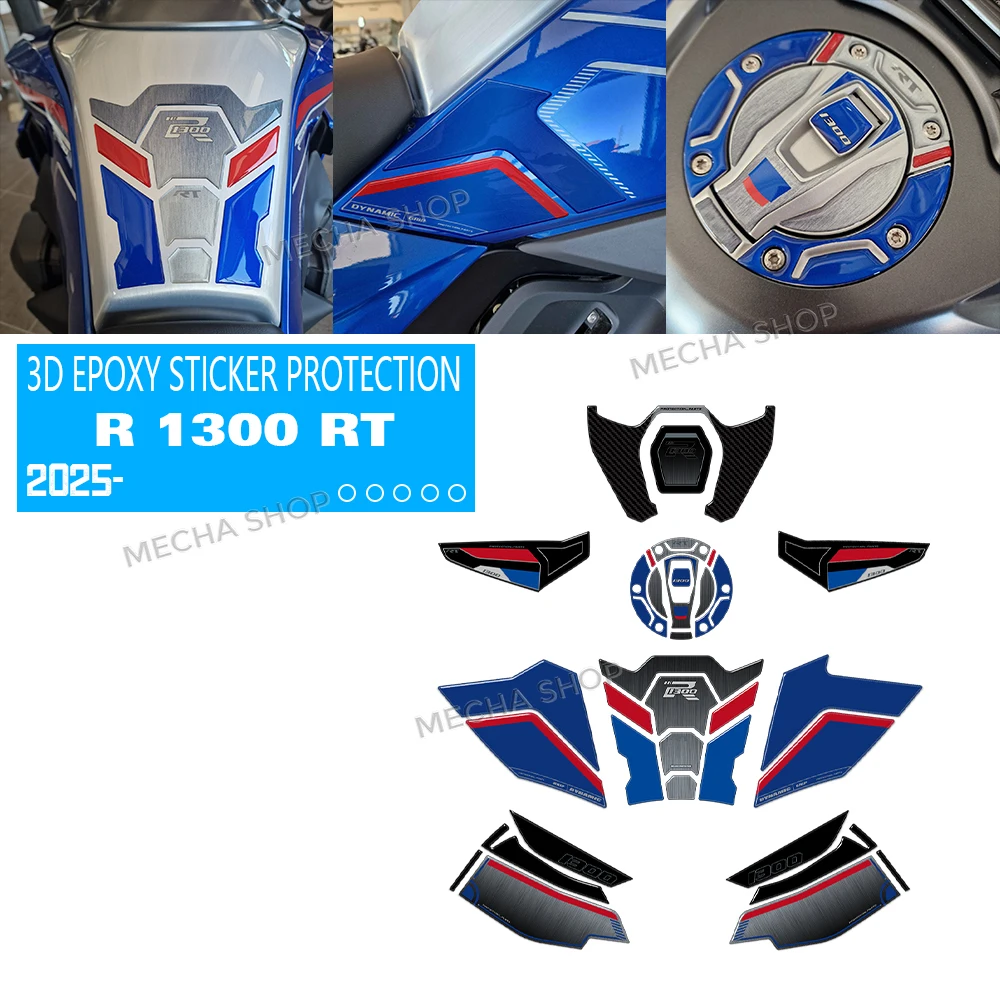 

Аксессуары для мотоциклов, 3D комплект накладок на бак для R1300RT R1300RT, туристические импульсные наклейки на чемодан