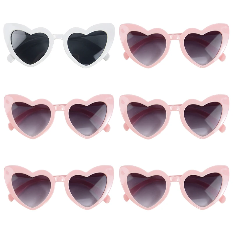 Bachelorette Party Sunglasses Wedding Bridal Shower Decor Hen Party Supplies Bride To Be Bridesmaid Gift Heart Shaped Glasses