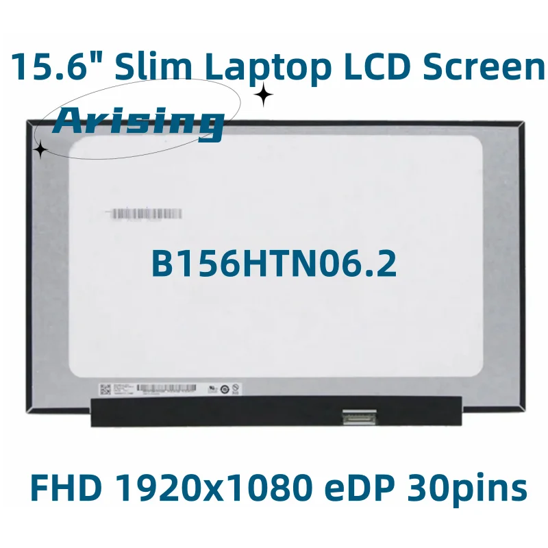 

15.6" Slim Laptop LCD Screen B156HTN06.2 For Lenovo Ideapad 3-15ITL6 82H8 FHD 1920x1080 Display Panel EDP 30pins