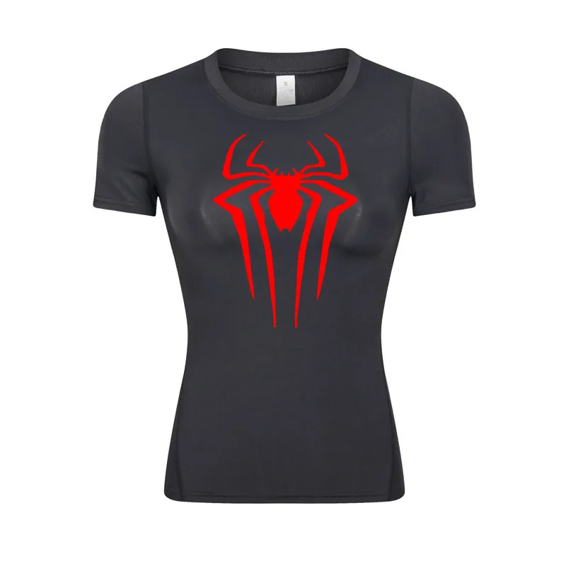 Camiseta de correr para mujer, camisa de compresión para Yoga, gimnasio, entrenamiento, Top deportivo de secado rápido, transpirable, capa Base de piel, ropa deportiva para niña