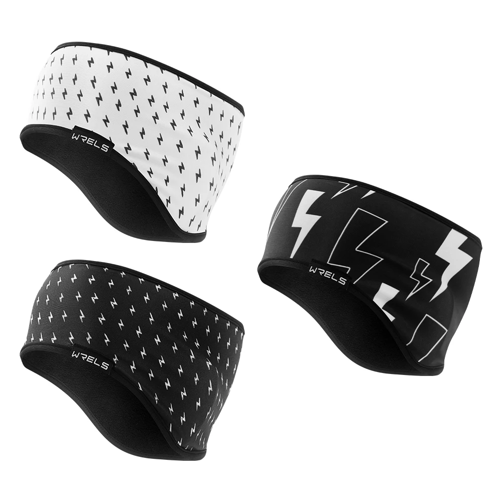 WRELS Ear Muff Headband Thermal Fleece Headband Windproof Sports Sweatbands Stretchy Ear Warmer Headband Running Skiing Hairband
