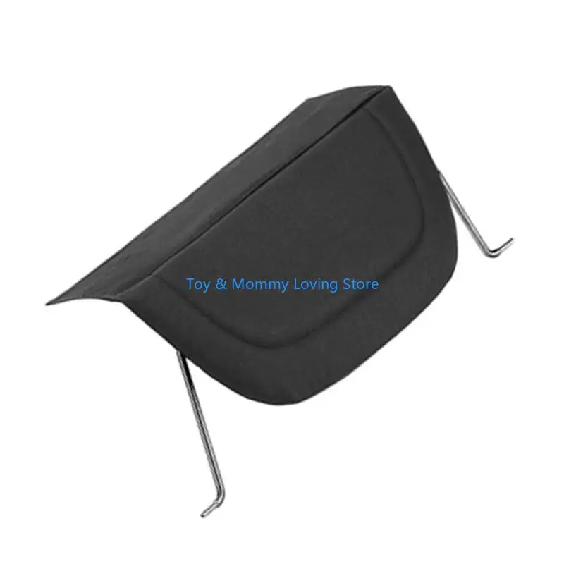 

Y1QF Comfortable Strollers Leg Rest Accessory Easy Storage for Dedicated Black