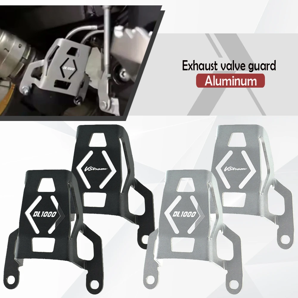 For Suzuki DL1000 V-Strom 1000 V-STROM1000 XT 2014-2020 Motorcycle Exhaust Air Vane Valve guard Cover Protector Brushed Aluminum