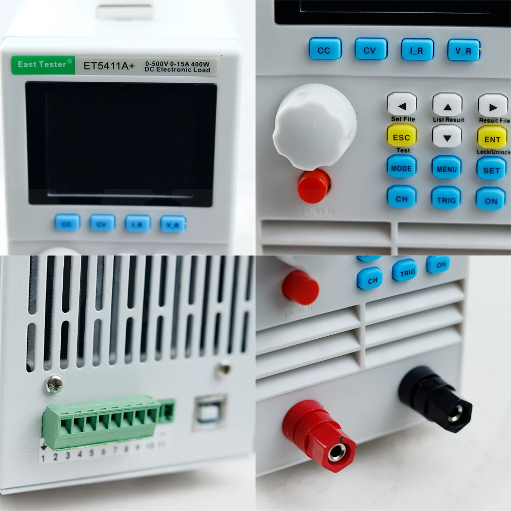 ET5410A ET5411A professzionális programmable Egyenáram Elektromos teherbírású Digitális kontroly Egyenáram teherbírású Elektronfizika Akkumulátor teszter teherbírású ET5420