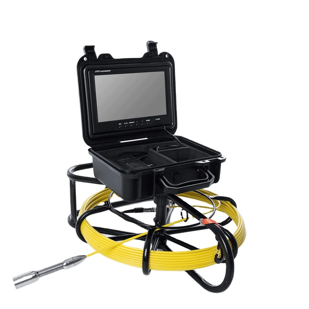 Factory Price 20M Cable Industry Endoscope 9 Inch TFT-LCD Display Sewer Pipe Inspection Camera System Used For Pipe Inspection