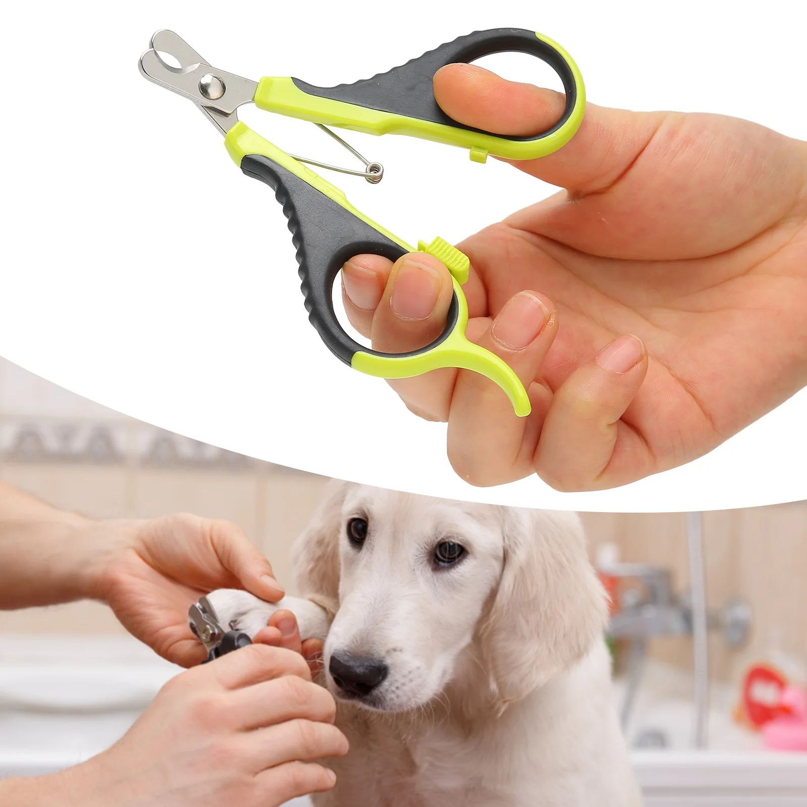 Pet Nail Clippers Professional Dog Cat Nail Trimmer Labor Saving Multifunctional Nail Cutter Pet Grooming Tool