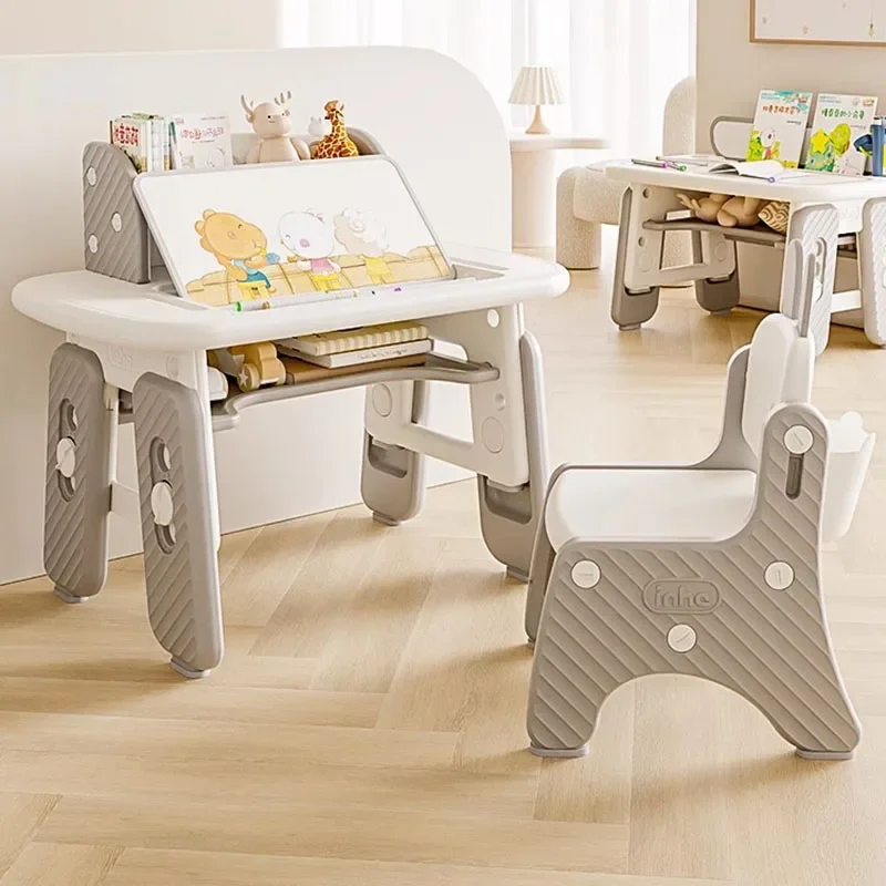 

Furniture Kids Children Table School Tables Girl Room Desks Study Elementary Desk Child Height Adjustable Scrivania Classroom