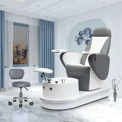 Pompe de décharge pour salon de manucure et de pédicure, chaise de spa pour les pieds, sans tube, vente en gros, luxe, moderne, prix bon marché