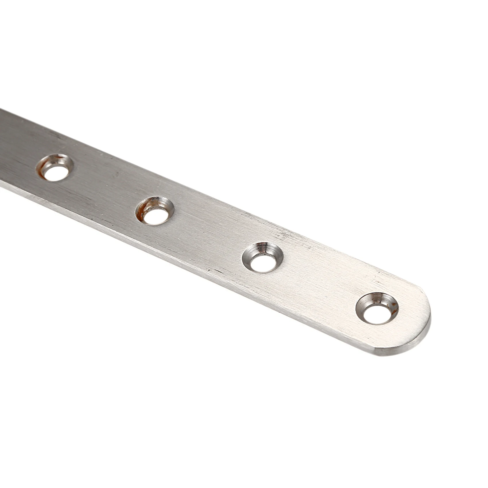 3X Metal 8 Holes Flat Straight Design Corner Brace Angle Bracket 250Mm-B51B