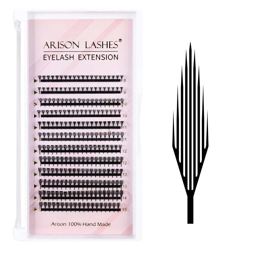 

Segmented Leaf Tower False Eyelashes DIY 8-15mix Individual Cluster Eyelashes Large Capacity Reusable Eyelashes Extensions Women