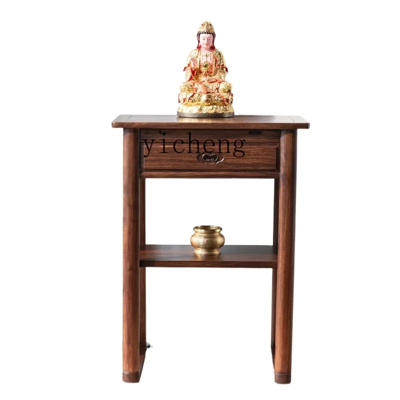 ZK new Chinese-style solid wood incense table for household use, Buddha table, simple shrine entrance