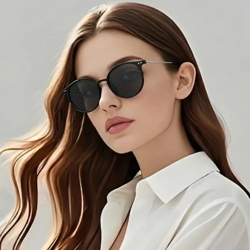 Round Vintage Sunglasses Women Retro Luxury Brand Designer Sun Glasses for Women Sunglass Men Outdoor Fishing Shades UV400