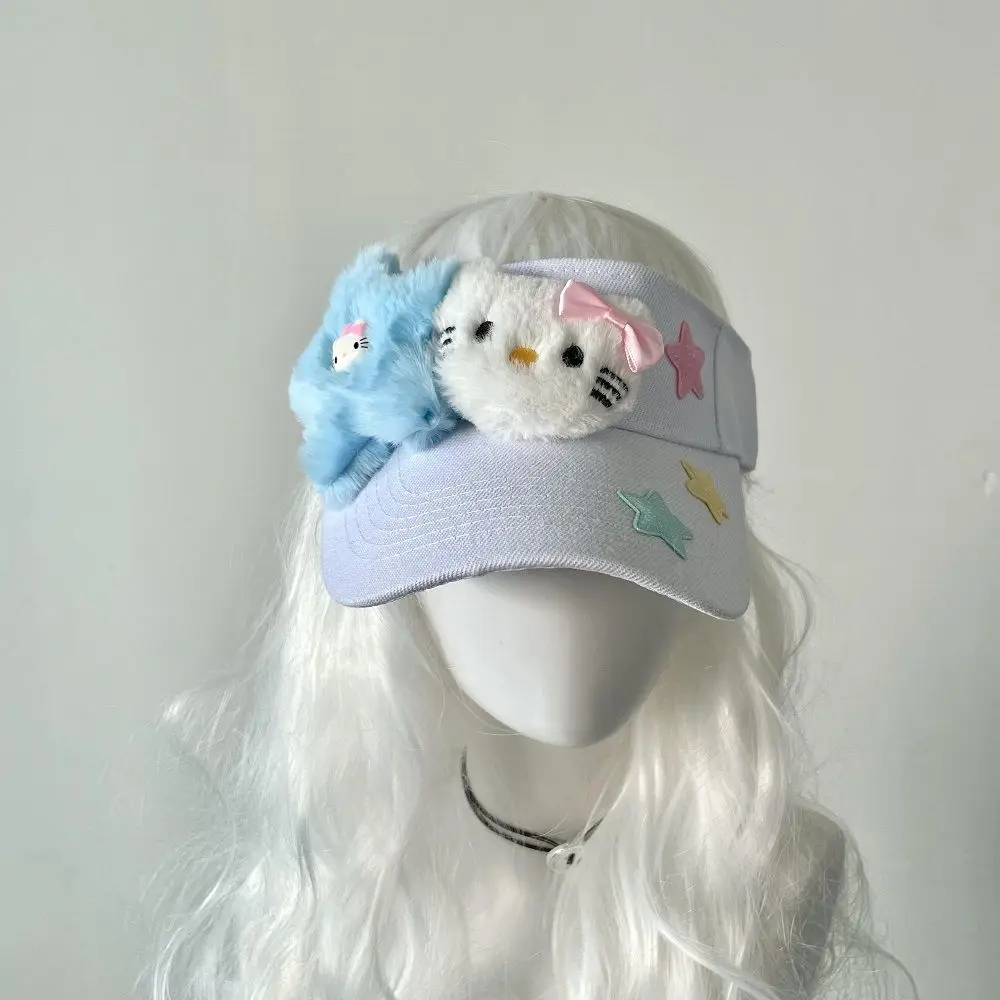 NEW Sanrio Star HelloKitty Cute Hat Plush Spicy Girl Duck Tongue Hat Gifts for Girls