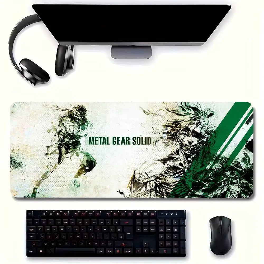 Game M-metal Gear Solid Mousepad Non-slip Suitable For Office Computers Laptops E-sports Game Desk Mats XXL Keyboard