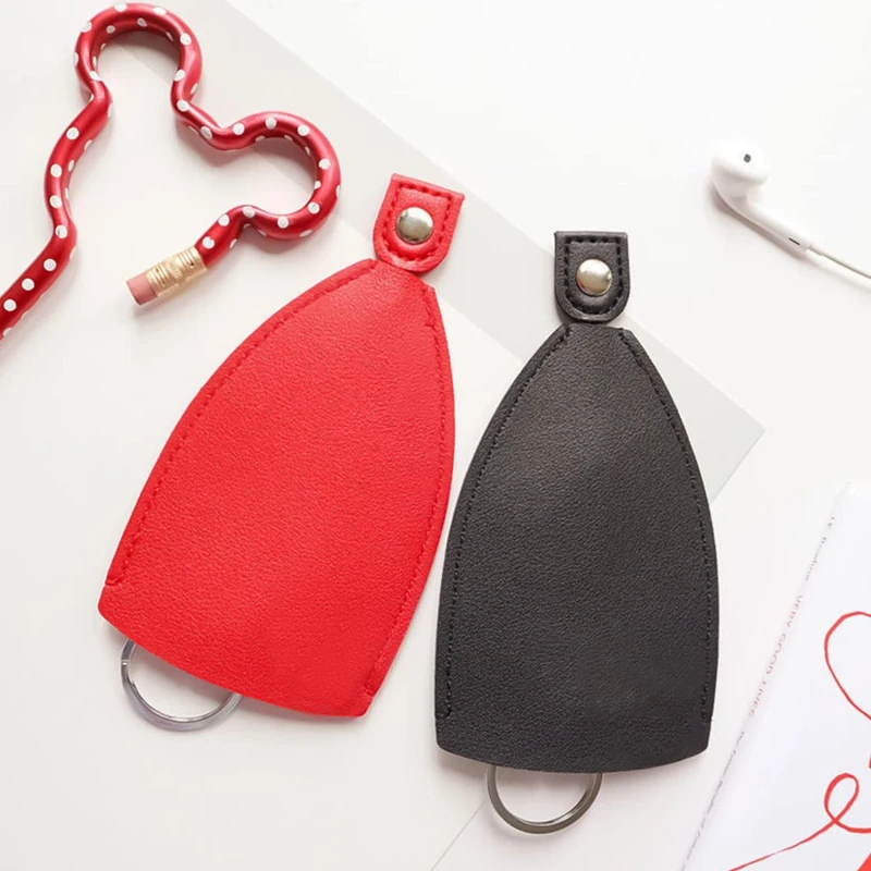 Cartoon Car Key Pack Proteção Capa, versão coreana, coração da menina, pull-out, couro PU criativo, estojo protetor