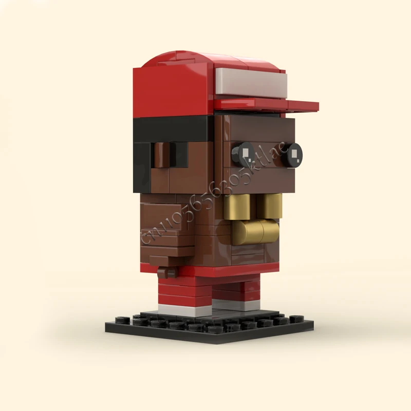 98 pièces MOC Figurines de dessins animés classiques Modèle Immortan Tyler Ensemble d'assemblage éducatif DIY Brickhead personnalisable Jouets Cadeaux