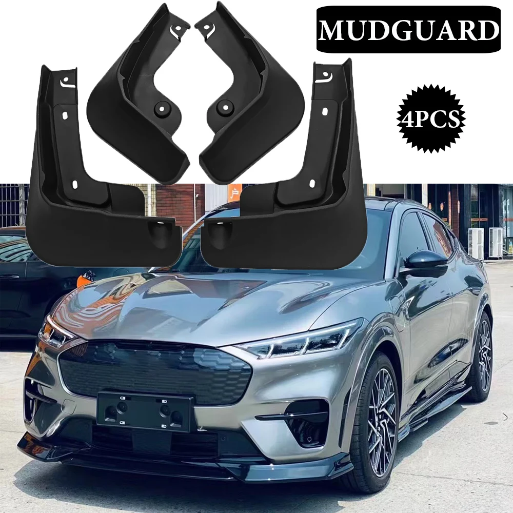 

Car-styling For Ford Mustang Mach-E 2021 2022 2023 Splash Guards Fender MudFlaps Front Rear Mudguards Car Accessories