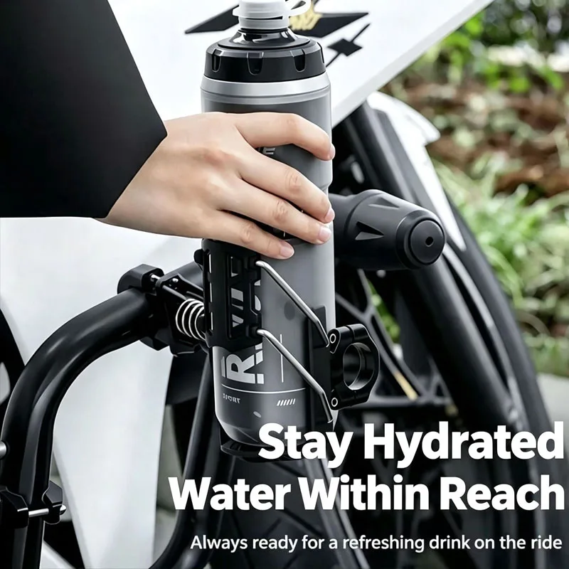 For Royal Enfield Bullet/Meteor/Classic 350 500 Himalayan 411 400 All Series Universal Functional Kettle Rack Water Cup Holder view 2