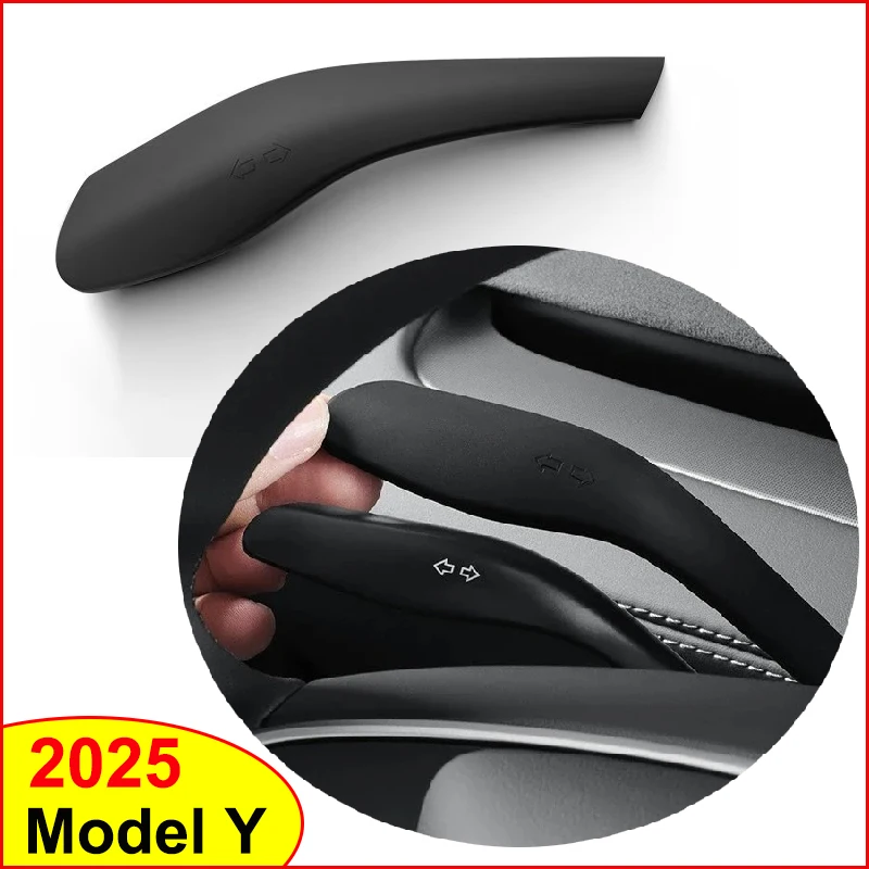 

for Tesla Model Y Juniper 2025 Steering Wheel Shift Protection Cover Gear Lever Sleeve Silicone Handle Protection Shifter Shell