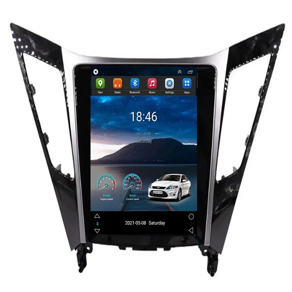 For Hyundai Sonata 8 YF 2.0L and 2.4L 2010 2011 2012 2013 2014 2015 Android 14.0 Car Radio multimedia Player GPS navigation