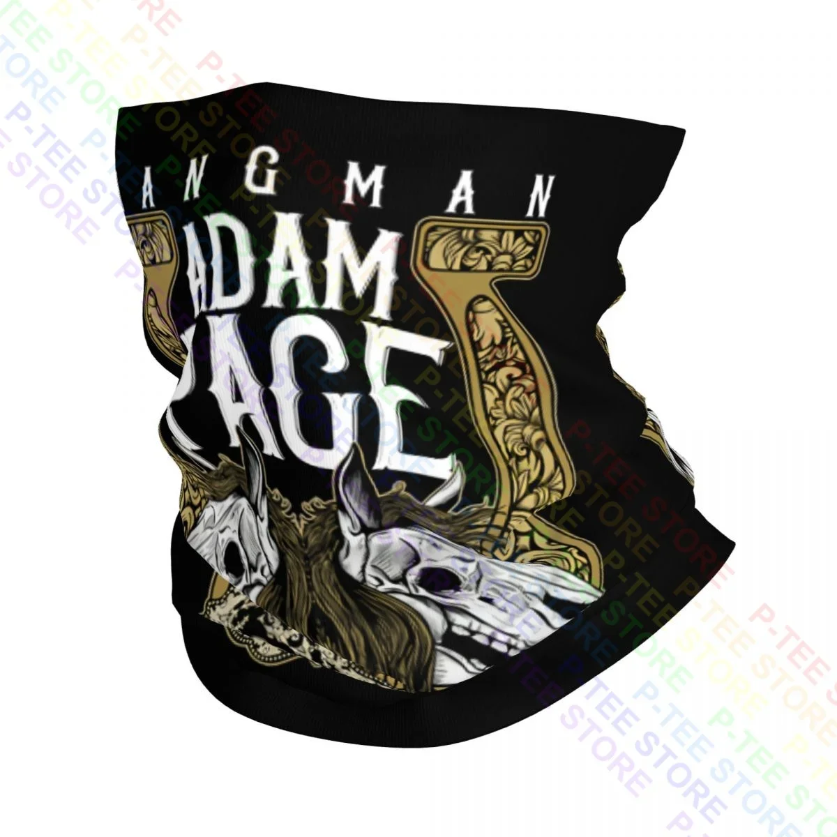 

Aew All Elite Wrestling Hangman Adam Page Золотая подкова Гетры Бандана Шарф Маска для лица Лето