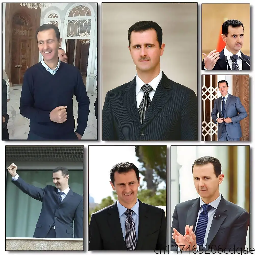 For Bashar Al-Assad Syria Frameles Canvas Paint Decorative Art Printing Poster Image Home Living Room Bedroom Decoration Paint