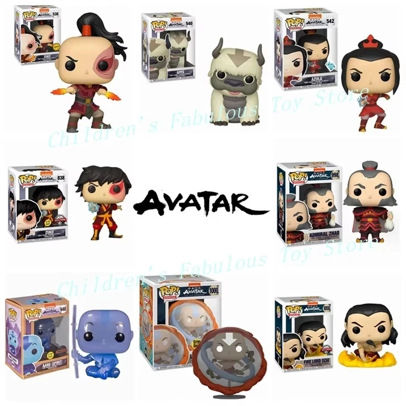 FUNKO POP Avatar: The Last Airbenders APPA #540 Azula 542# Zuko 538# #838 Vinyl Figure Model  Toys