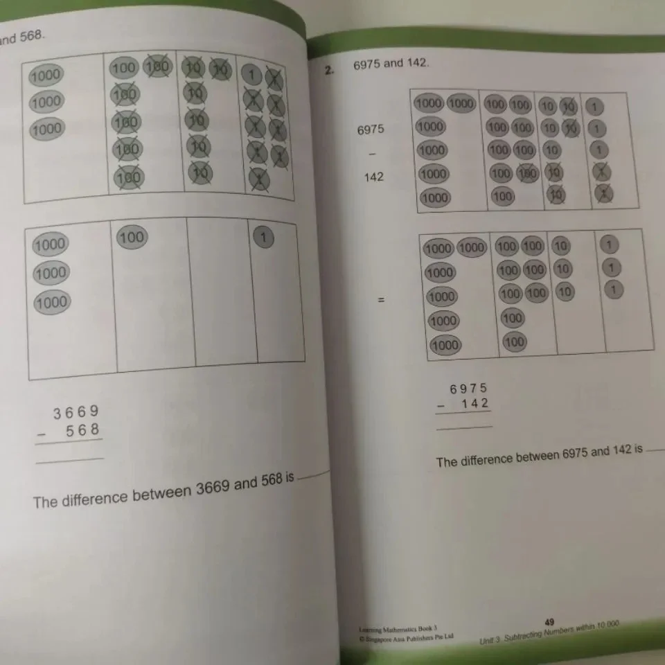 Imagem -05 - Singapore Matemática Inglês Exercício Livro Livros Learning Math n k1 k2 Kindergarten Series