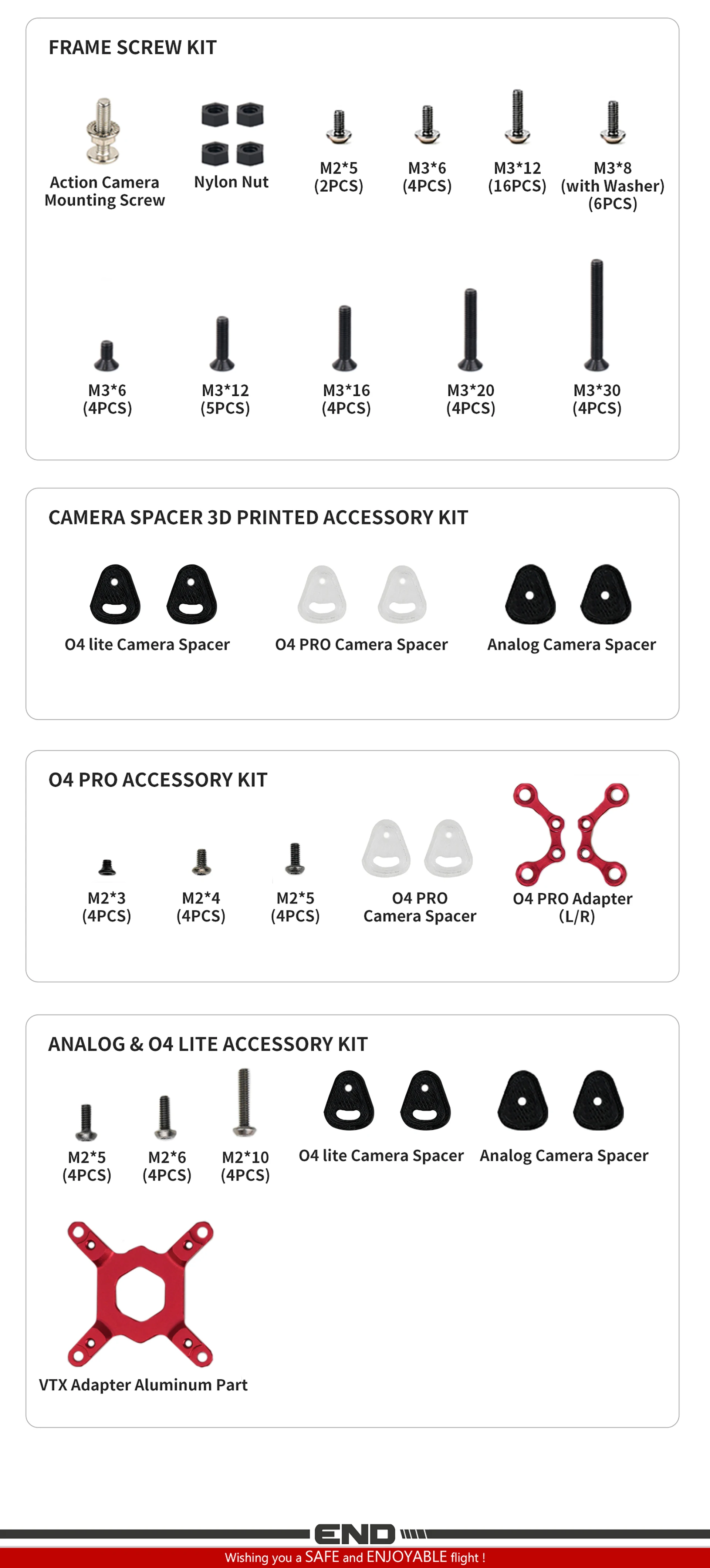 Axisflying 5-Zoll True X FPV Freestyle Rahmen aus T700 Kohlefaser mit 51466 V2 3-Blatt-Propellern DIY Quadcopter-Kit für 4-6S FPV Drohne – Detail 19