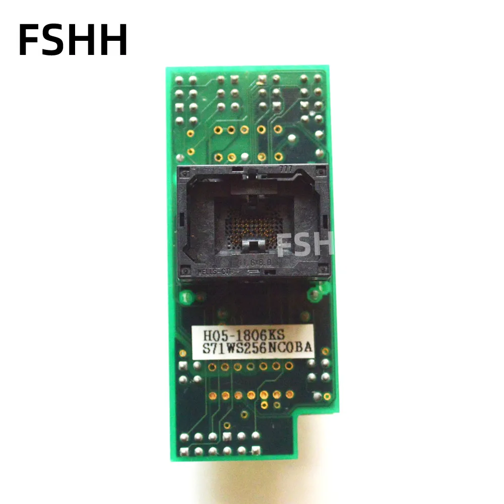 H05-1806KS Programmer Adapter S71WS256NCOBA  Adapter 1080H1120 11.6x8.0 BGA48 to DIP48 IC Test Socket