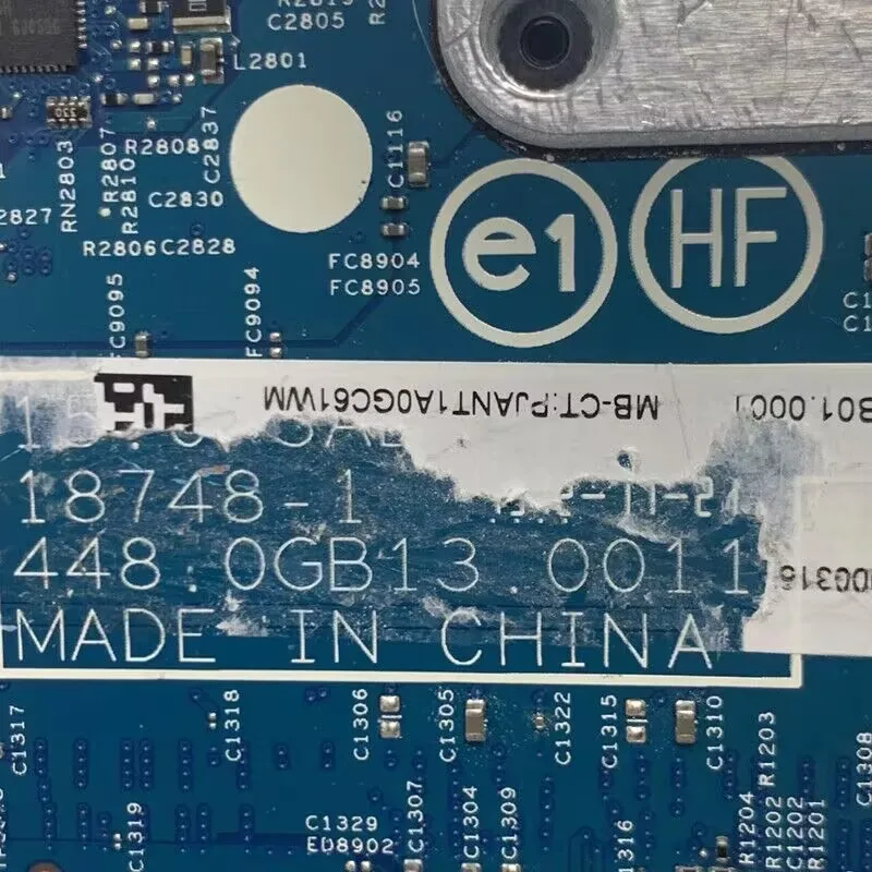 

Для HP Envy X360 15-DR 448.0GB13.0011 с SREJQ I5-8265U, материнская плата процессора 18748-1, материнская плата для ноутбука, 100% полностью протестирована, работает хорошо