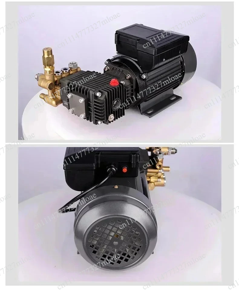Self-service car wash motor pump head spray 220V 2KW 10L/min plunger pump high pressure cleaning pump head
