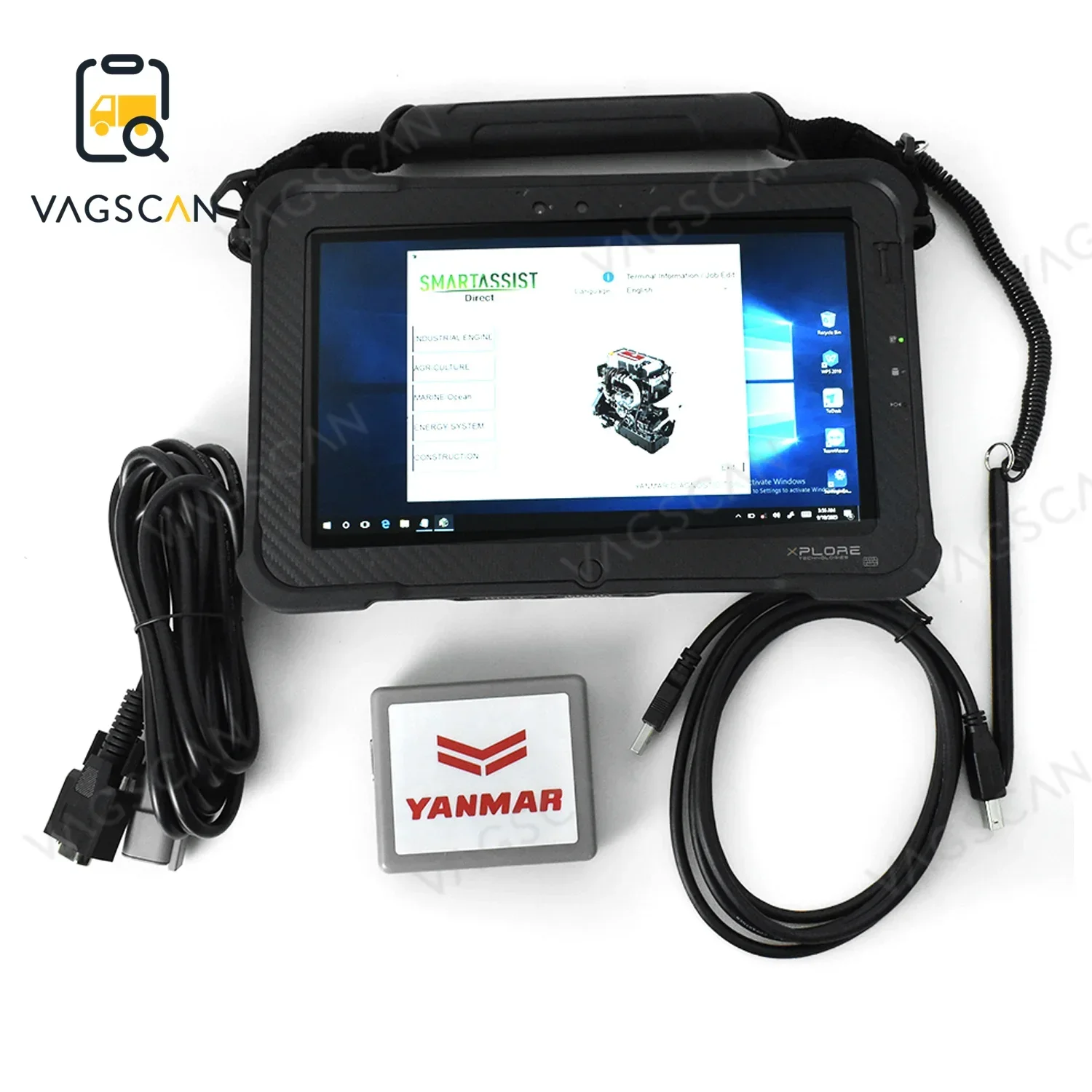 

For Yanmar Diesel Engine Excavator Tractor Marine Generator With Xplore Tablet For Yanmar diagnostic tool