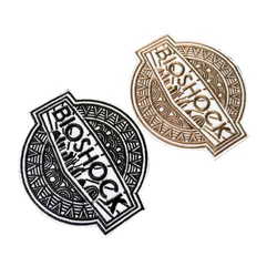 Bioshock Embroidery Patches Iron on Sticker for Clothes Jacket Bags Sew Applique DIY Accessory Punk Parches Letters Patch Badge