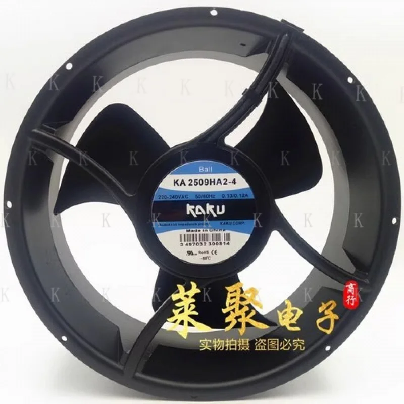 

C FOR KAKU KA2509HA2-4 AC220V-240V 0.13A/0.12A 25489 Ball bearing cooling fan