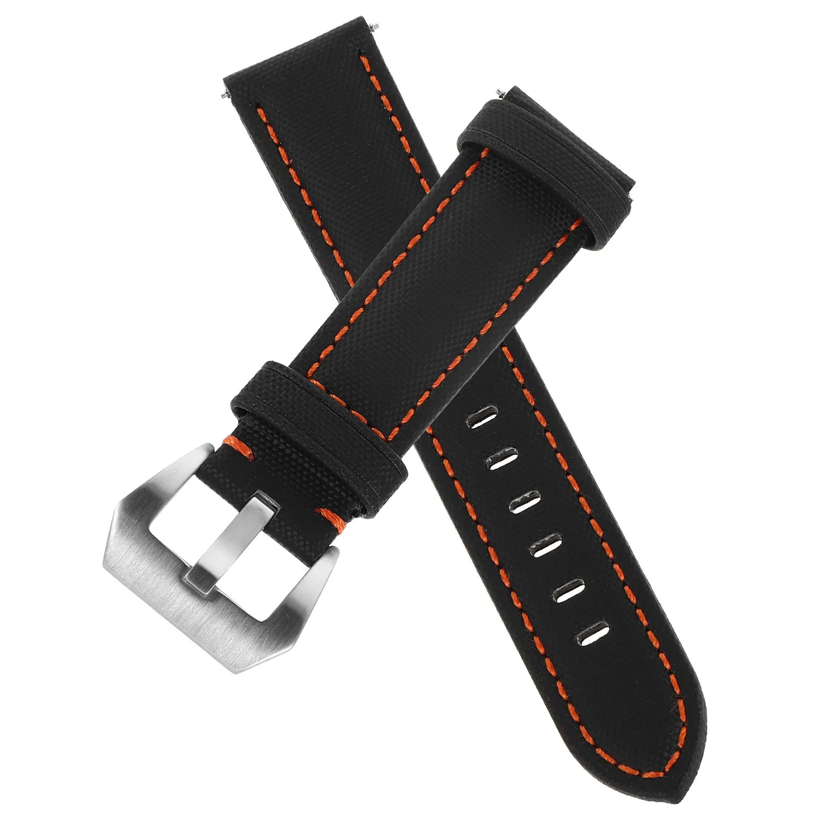 

Nylon Watch Strap Replacement 22mm Adjustable Sport Watch Band Durable Wide Mens Nylon Strap for Outdoor Business Use