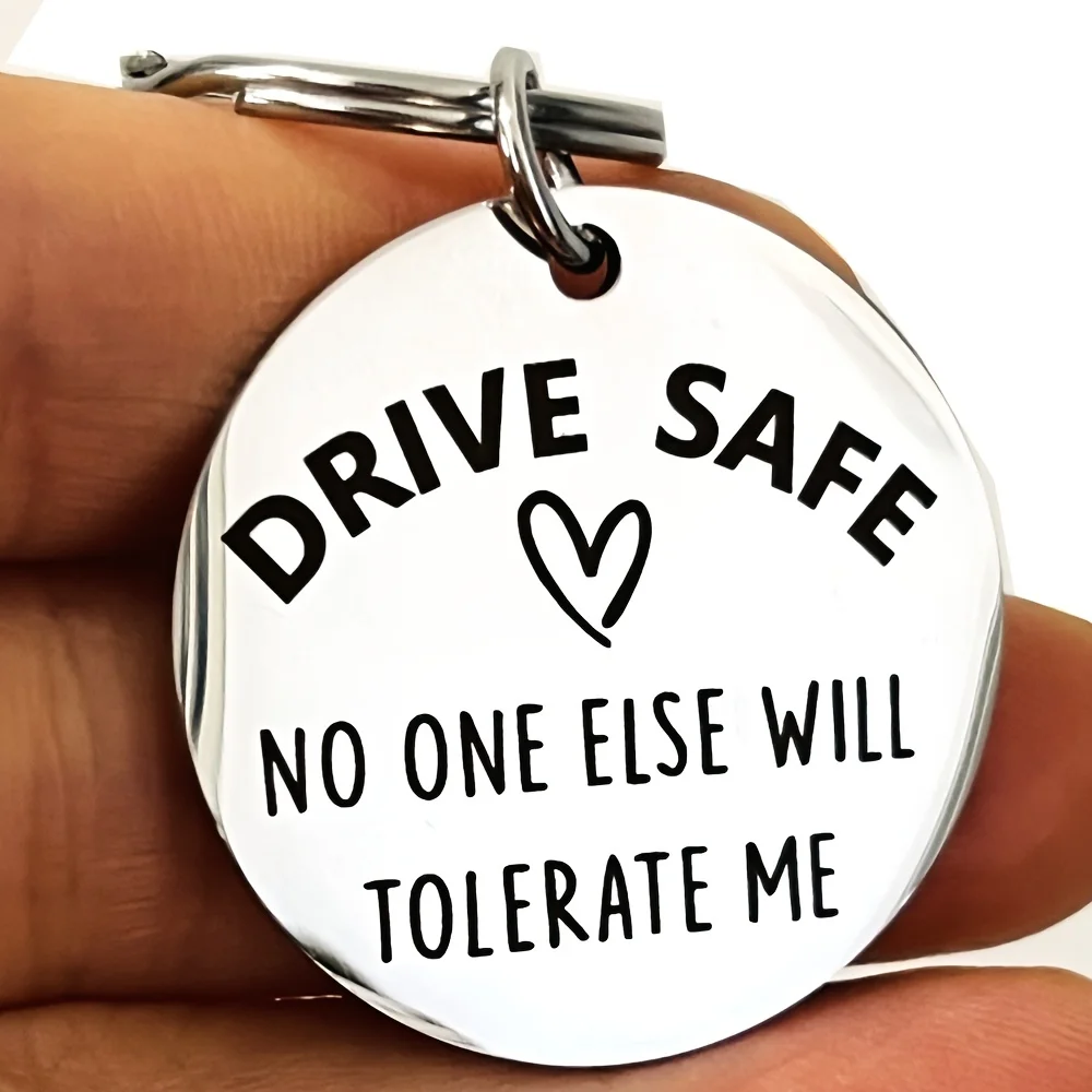 Drive Safe Keychain For Boyfriend Husband For Valentines Day Christmas Birthday, Gifts For Boyfriend Him