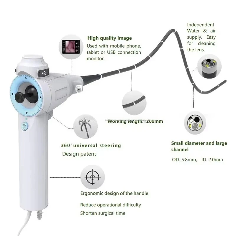 EUR VET Advanced Animal Endoscopy System for Professional Veterinary Diagnostic Surgery