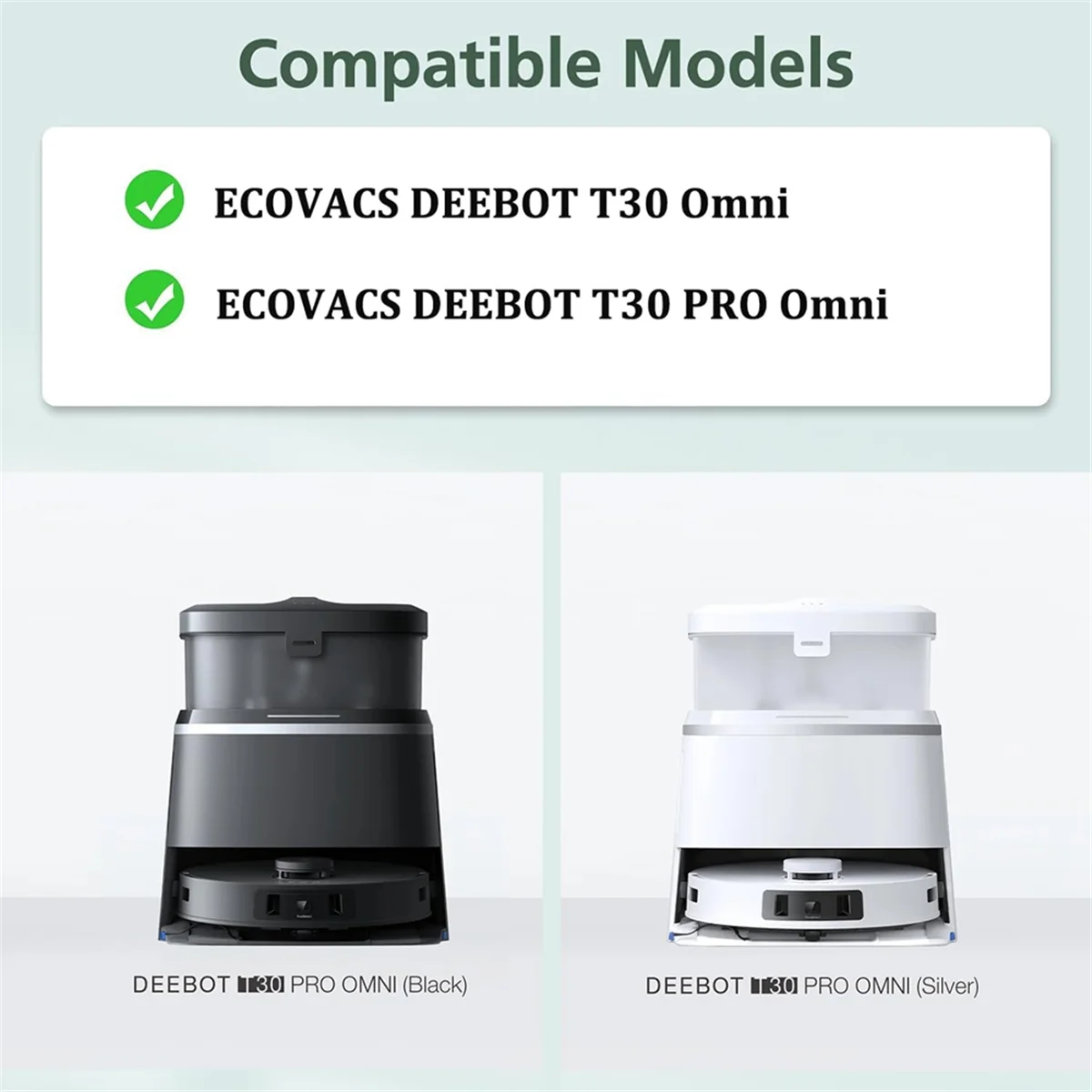 

Запчасти для пылесоса для пылесоса T30 Omni, T30 PRO Omni Основная боковая щетка HEPA-фильтры Швабра Тканевые мешки для пыли