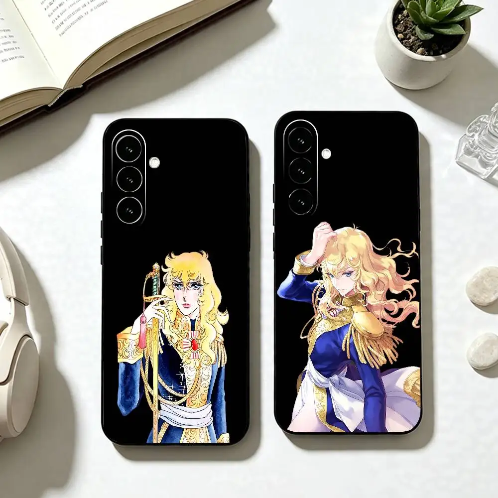 Rose of Versailles Manga lady Oscar  Phone Case For Samsung Galaxy A73,A72,A71,A70,A53,A52,A51,Others Soft Black Cover