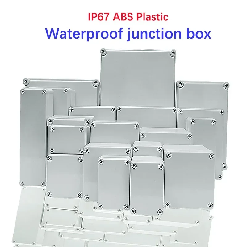 

Waterproof Plastic Enclosure Box Electronic ip67 Project Instrument Case Electrical ABS Outdoor Junction Housing