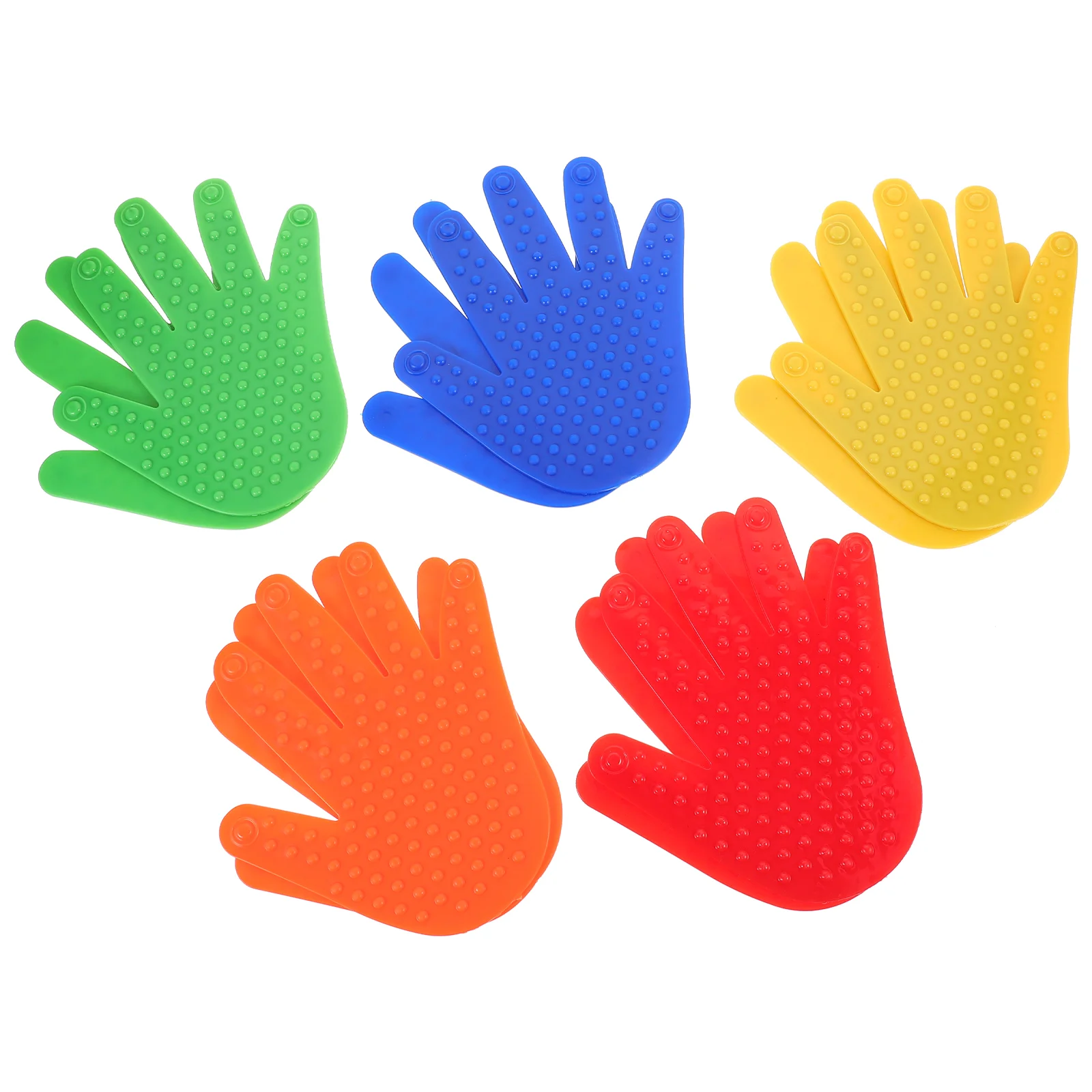 5 Pairs Hand Floor Markings Tennis Training Markers Rugs Carpet Site Spots Sign Pvc Toddler Round