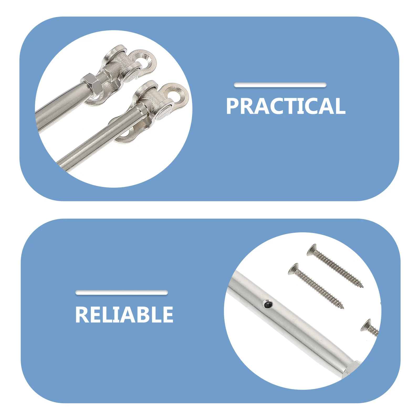 

Stainless Steel 1 8 Inch Cable Railing Kit Toggle Turnbuckle Hardware for Stairs Deck Fence Balcony Adjustable Toggle