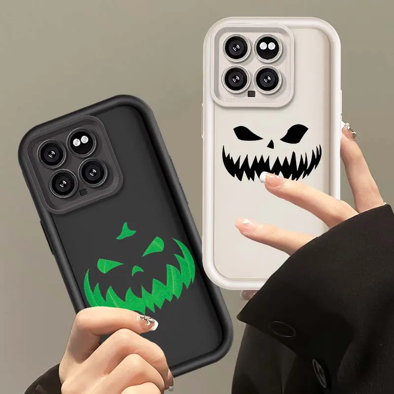 Cute Halloween Creative For Xiaomi 15 14 13 13T 12 12S 12T 11 9T pro Lite NE 5G Soft Eye Ladder Phone Case Cover